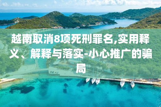 越南取消8項(xiàng)死刑罪名,實(shí)用釋義、解釋與落實(shí)-小心推廣的騙局