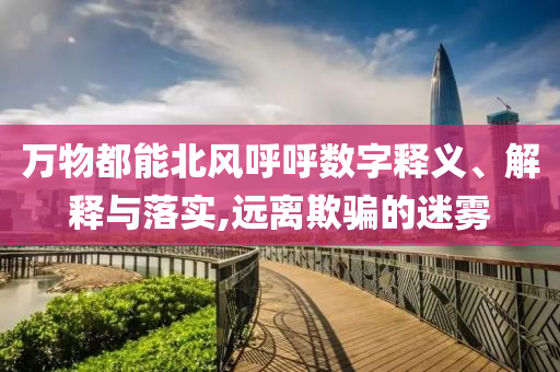 萬物都能北風(fēng)呼呼數(shù)字釋義、解釋與落實(shí),遠(yuǎn)離欺騙的迷霧