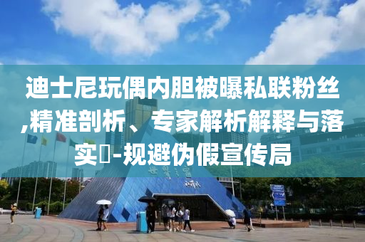 迪士尼玩偶內(nèi)膽被曝私聯(lián)粉絲,精準剖析、專家解析解釋與落實?-規(guī)避偽假宣傳局