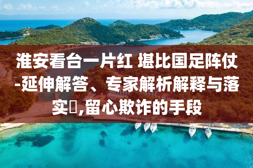 淮安看臺一片紅 堪比國足陣仗-延伸解答、專家解析解釋與落實?,留心欺詐的手段