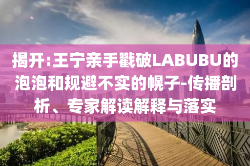 揭開:王寧親手戳破LABUBU的泡泡和規(guī)避不實(shí)的幌子-傳播剖析、專家解讀解釋與落實(shí)