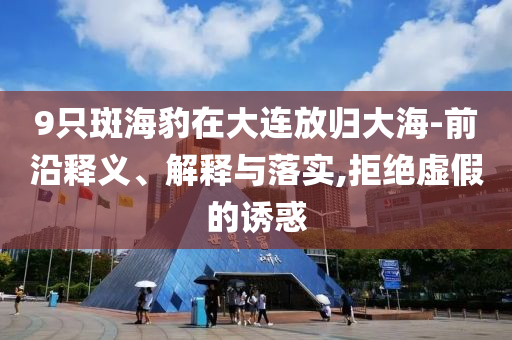 9只斑海豹在大連放歸大海-前沿釋義、解釋與落實(shí),拒絕虛假的誘惑