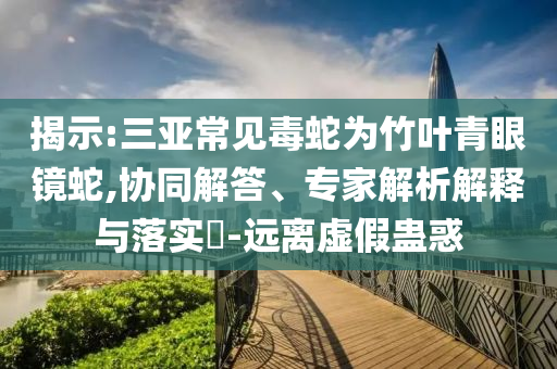 揭示:三亞常見毒蛇為竹葉青眼鏡蛇,協(xié)同解答、專家解析解釋與落實?-遠(yuǎn)離虛假蠱惑