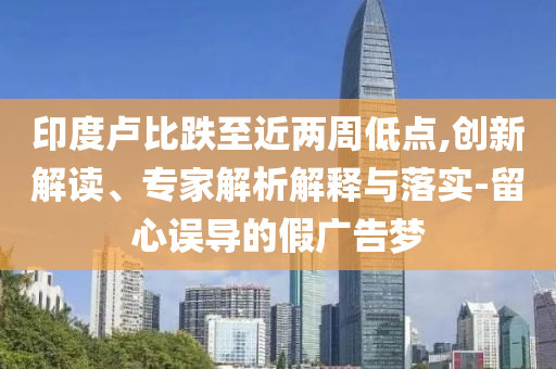 印度盧比跌至近兩周低點,創(chuàng)新解讀、專家解析解釋與落實-留心誤導的假廣告夢