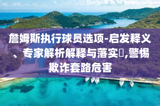 詹姆斯執(zhí)行球員選項(xiàng)-啟發(fā)釋義、專家解析解釋與落實(shí)?,警惕欺詐套路危害