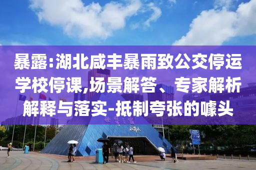 暴露:湖北咸豐暴雨致公交停運學校停課,場景解答、專家解析解釋與落實-抵制夸張的噱頭