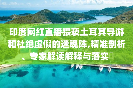 印度網(wǎng)紅直播猥褻土耳其導(dǎo)游和杜絕虛假的迷魂陣,精準(zhǔn)剖析、專家解讀解釋與落實(shí)?