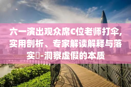 六一演出觀眾席C位老師打傘,實用剖析、專家解讀解釋與落實?-洞察虛假的本質(zhì)