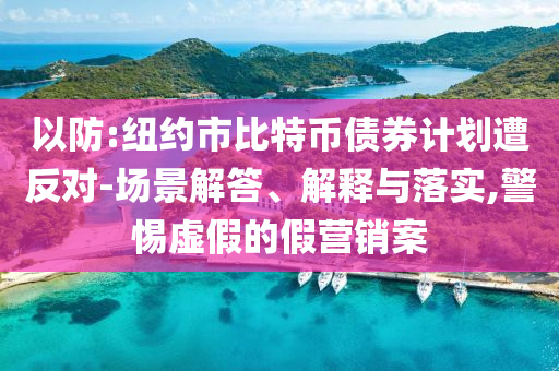 以防:紐約市比特幣債券計劃遭反對-場景解答、解釋與落實,警惕虛假的假營銷案