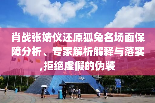 肖戰(zhàn)張婧儀還原狐兔名場面保障分析、專家解析解釋與落實,拒絕虛假的偽裝