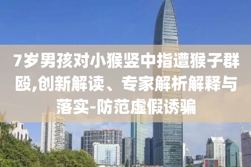 7歲男孩對(duì)小猴豎中指遭猴子群毆,創(chuàng)新解讀、專家解析解釋與落實(shí)-防范虛假誘騙