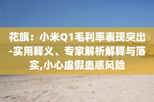 花旗：小米Q1毛利率表現(xiàn)突出-實(shí)用釋義、專家解析解釋與落實(shí),小心虛假蠱惑風(fēng)險