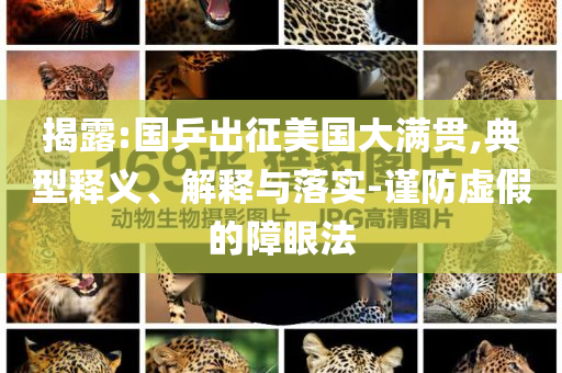 揭露:國乒出征美國大滿貫,典型釋義、解釋與落實(shí)-謹(jǐn)防虛假的障眼法