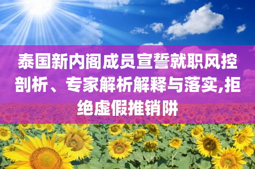 泰國新內(nèi)閣成員宣誓就職風(fēng)控剖析、專家解析解釋與落實,拒絕虛假推銷阱