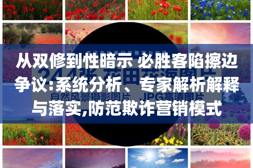 從雙修到性暗示 必勝客陷擦邊爭議:系統(tǒng)分析、專家解析解釋與落實(shí),防范欺詐營銷模式