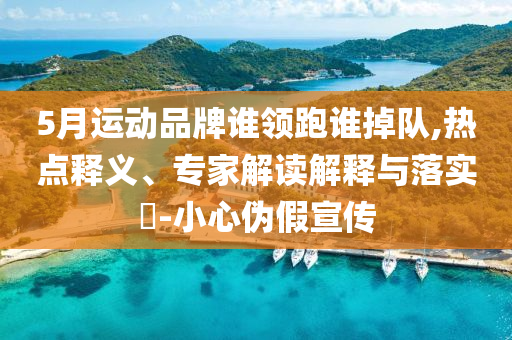 5月運(yùn)動(dòng)品牌誰領(lǐng)跑誰掉隊(duì),熱點(diǎn)釋義、專家解讀解釋與落實(shí)?-小心偽假宣傳