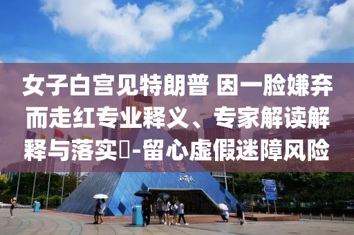 女子白宮見特朗普 因一臉嫌棄而走紅專業(yè)釋義、專家解讀解釋與落實(shí)?-留心虛假迷障風(fēng)險(xiǎn)