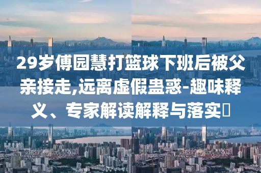 29歲傅園慧打籃球下班后被父親接走,遠離虛假蠱惑-趣味釋義、專家解讀解釋與落實?