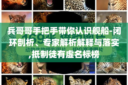 兵哥哥手把手帶你認(rèn)識艦船-閉環(huán)剖析、專家解析解釋與落實(shí),抵制徒有虛名標(biāo)榜