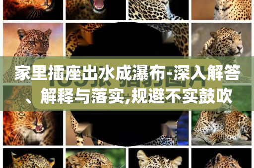 家里插座出水成瀑布-深入解答、解釋與落實(shí),規(guī)避不實(shí)鼓吹