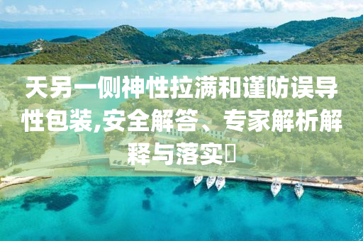 天另一側神性拉滿和謹防誤導性包裝,安全解答、專家解析解釋與落實?