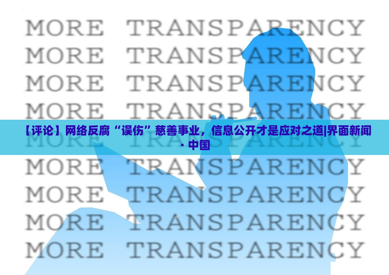 【评论】网络反腐“误伤”慈善事业，信息公开才是应对之道|界面新闻 · 中国