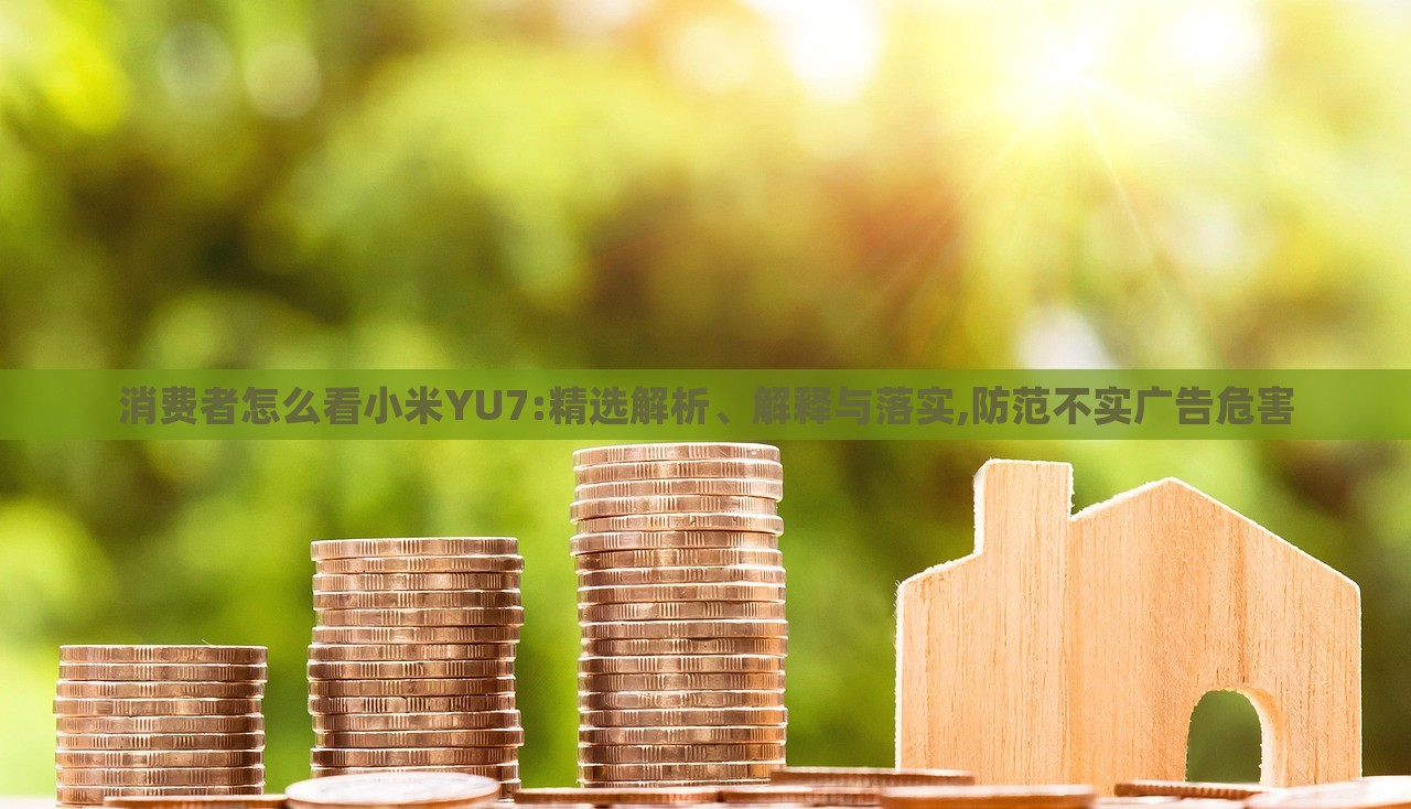 消費(fèi)者怎么看小米YU7:精選解析、解釋與落實(shí),防范不實(shí)廣告危害