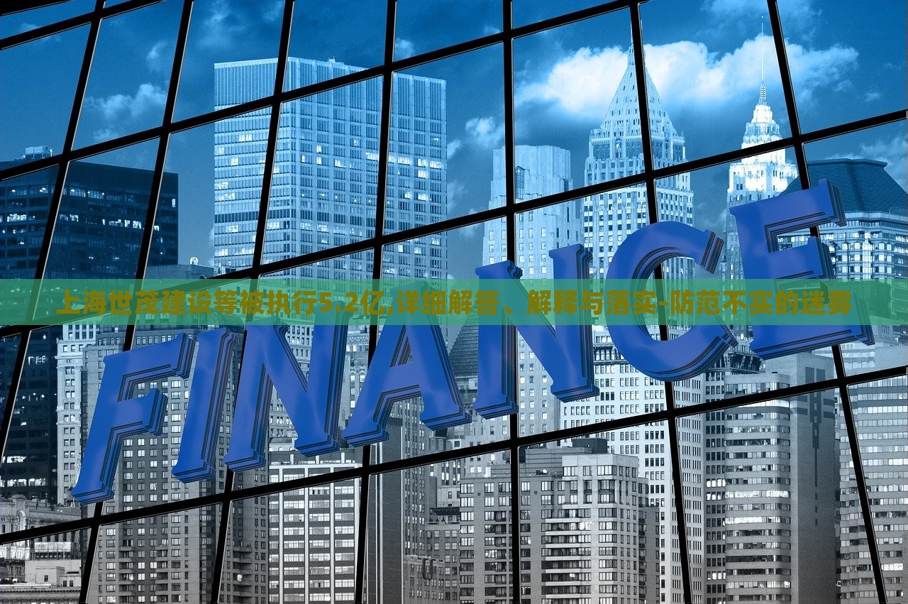 上海世茂建設(shè)等被執(zhí)行5.2億,詳細(xì)解答、解釋與落實(shí)-防范不實(shí)的迷霧